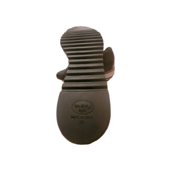 Summit by White Mountain Brody Black Leather Slip On Loafers 39 Platform Italy - Picture 3 of 9